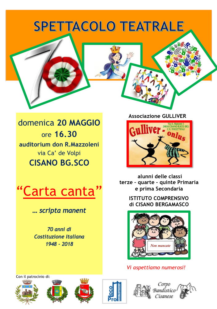 Carta Canta ...scripta manent