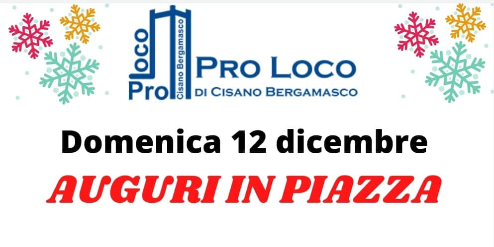 Auguri in piazza Cerca espositori